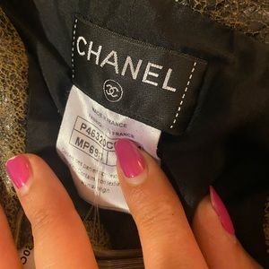 Genuine incredible CHANEL lamb skin pants Sz 6